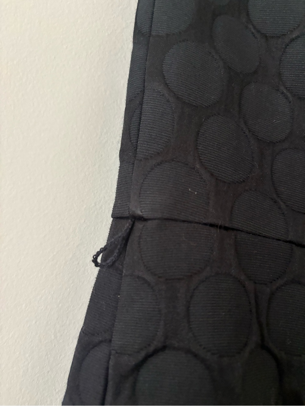 White House Black Market Black Textured Strapless Mini Dress - Picture 3 of 4